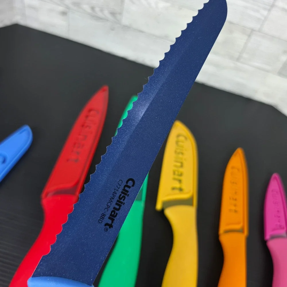 Cuisinart Advantage 14 Piece Knife Set with Blade Guards Multicolor C7714PMPC